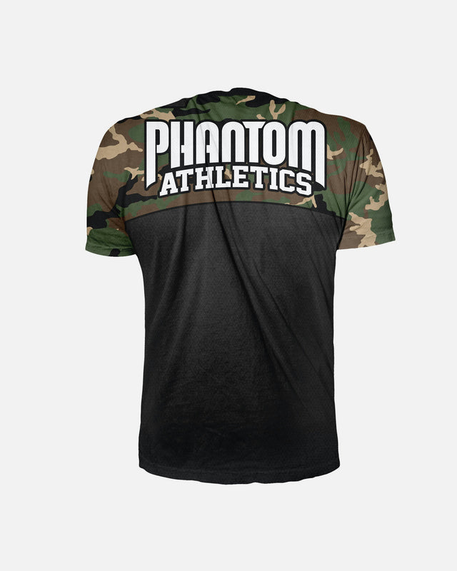 Phantom Athletics T-shirt EVO – Nero/Woodland