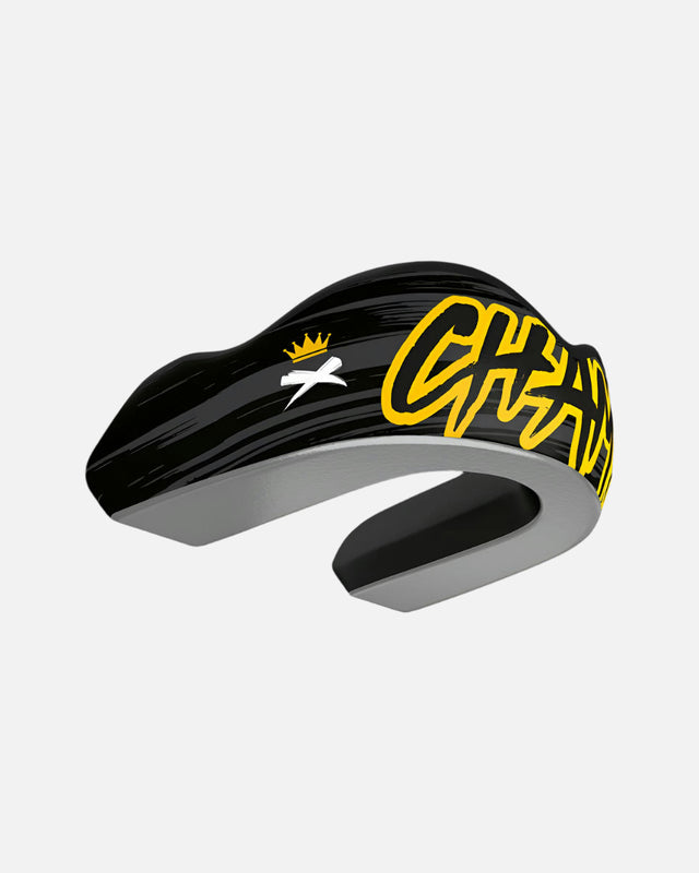 Protetor bucal Damage Control Extreme Impact Series Champ – Preto/Amarelo