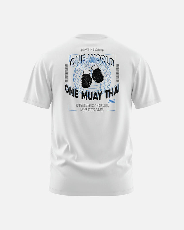 8 WEAPONS T-Shirt 1W1MT Oversize - Hvid