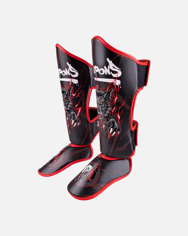 Paratibie 8 WEAPONS Beastial Wolf – Nero/Rosso