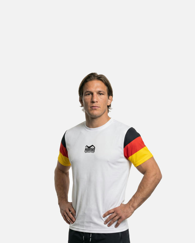 Koszulka Phantom Athletics EVO+ Team Germany – Biała/Czarna/Czerwona/Złota