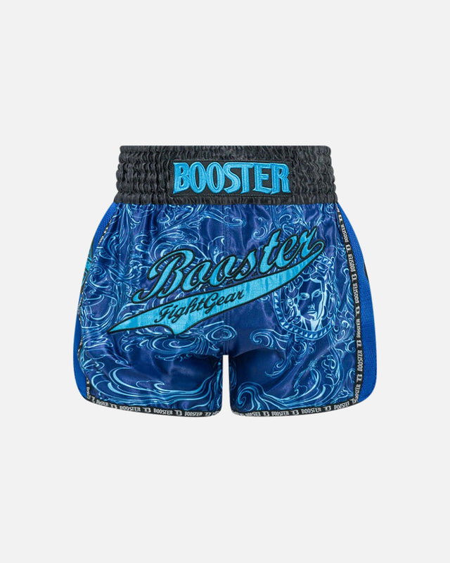 Shorts de Muay Thai Booster Medusa – Bleu