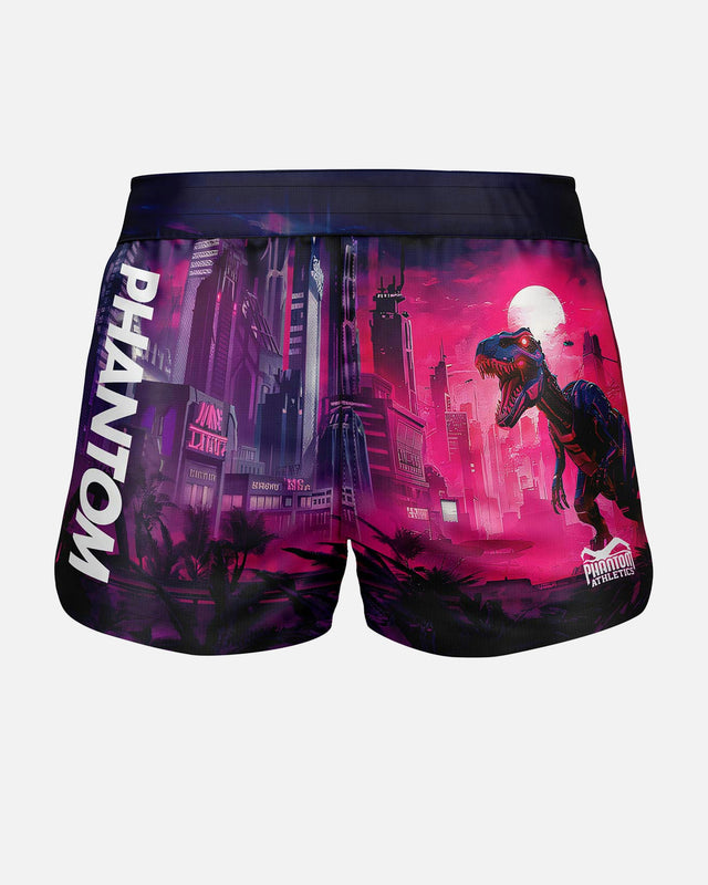 Pantaloni scurți MMA Phantom Athletics FUSION-R Cyber-X – Violet/Albastru