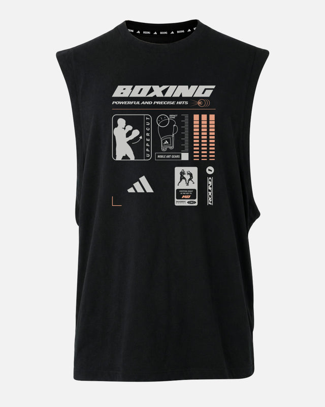 T-shirt Adidas Boxing Graphic Line SL – Nero