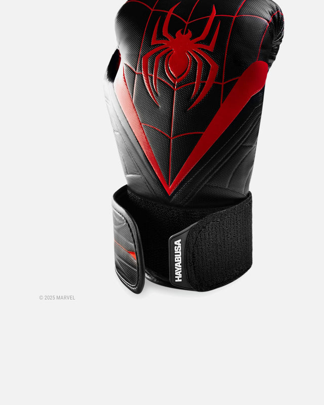 Hayabusa x Marvel Boksehandsker Miles Morales – Sort/Rød
