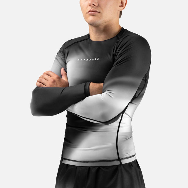 Hayabusa Rashguard Apex Nova Long Sleeves – Grey