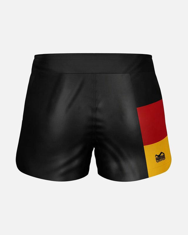 MMA trenky Phantom Athletics FUSION-R Germany – Černé/Červené/Zlaté