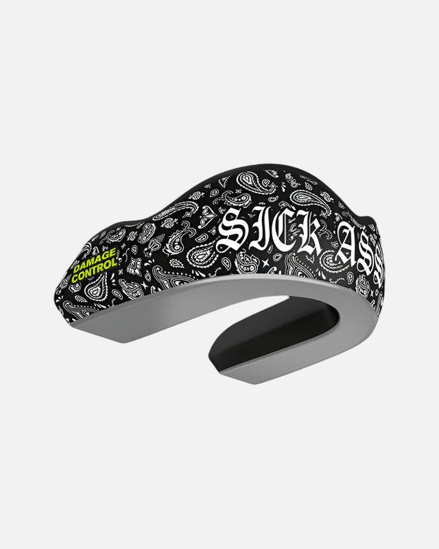 Protector bucal Damage Control Extreme Impact Series Sick Ass Foo – Blanco/Rojo/Negro
