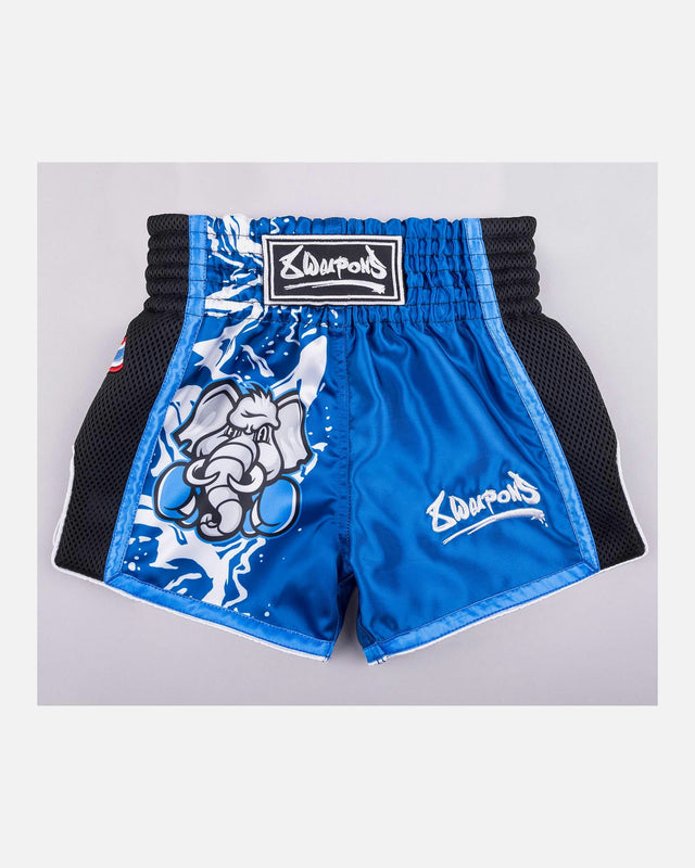 8 WEAPONS Muay-Thai-Shorts Jipe – Blau