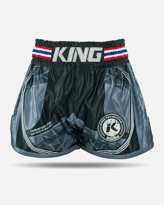 King Pro Boxing Pantaloncini Muay Thai Flag – Nero