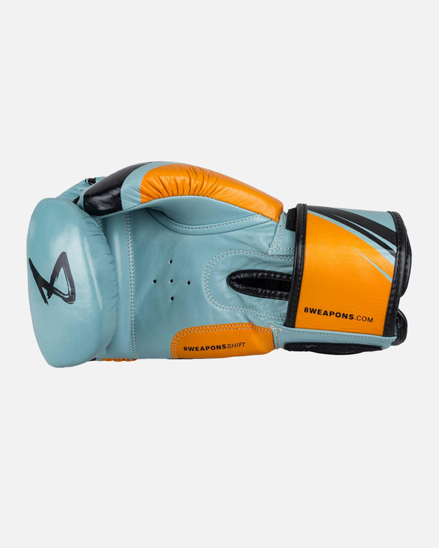 8 WEAPONS Boxningshandskar Shift – Isgrå/Orange