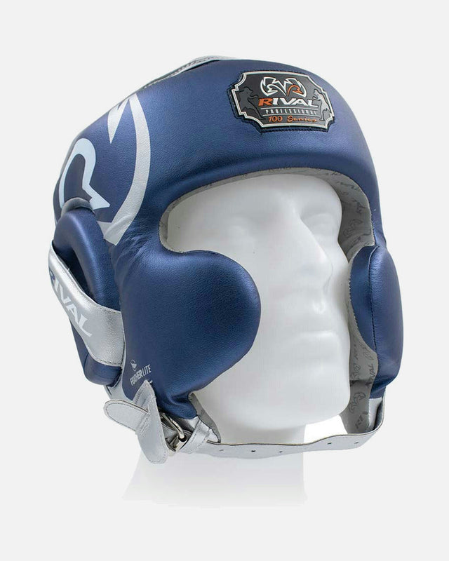 Casco da boxe Rival RHG100 Professional – Blu/Argento