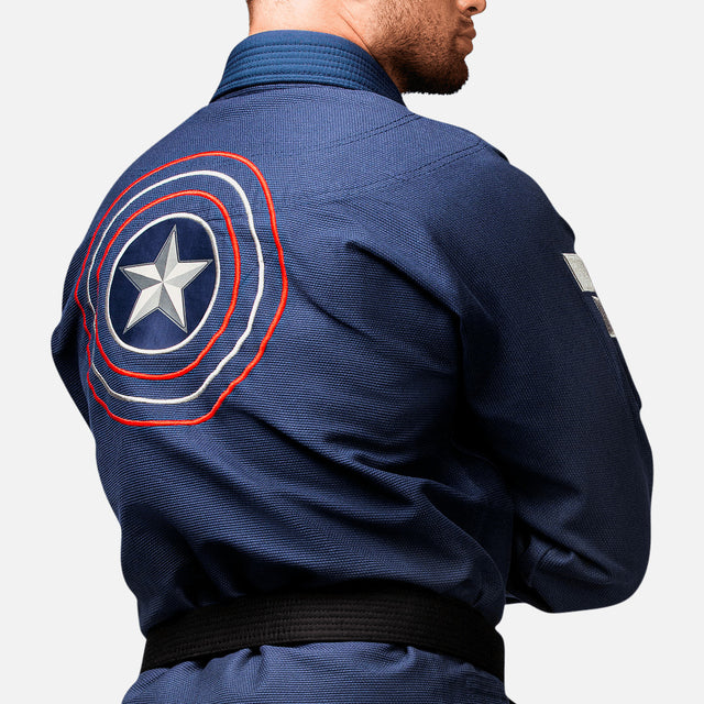 Kimono BJJ Marvel Captain America – Niebieskie