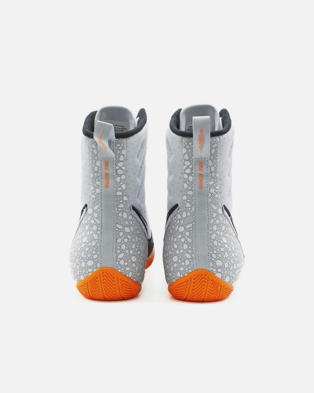 Botas de boxe Nike Machomai 3 SE – Prateado/Laranja
