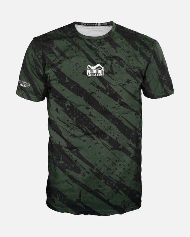 Koszulka treningowa Phantom Athletics EVO Camo Tiger – Zielona
