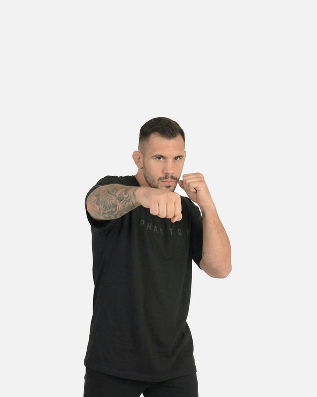 T-shirt Phantom Athletics Vantage Oversize – Nero