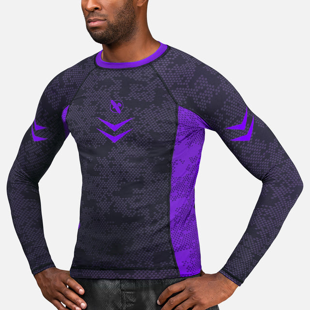 Rashguard Hayabusa Ranked Mâneci Lungi – Violet