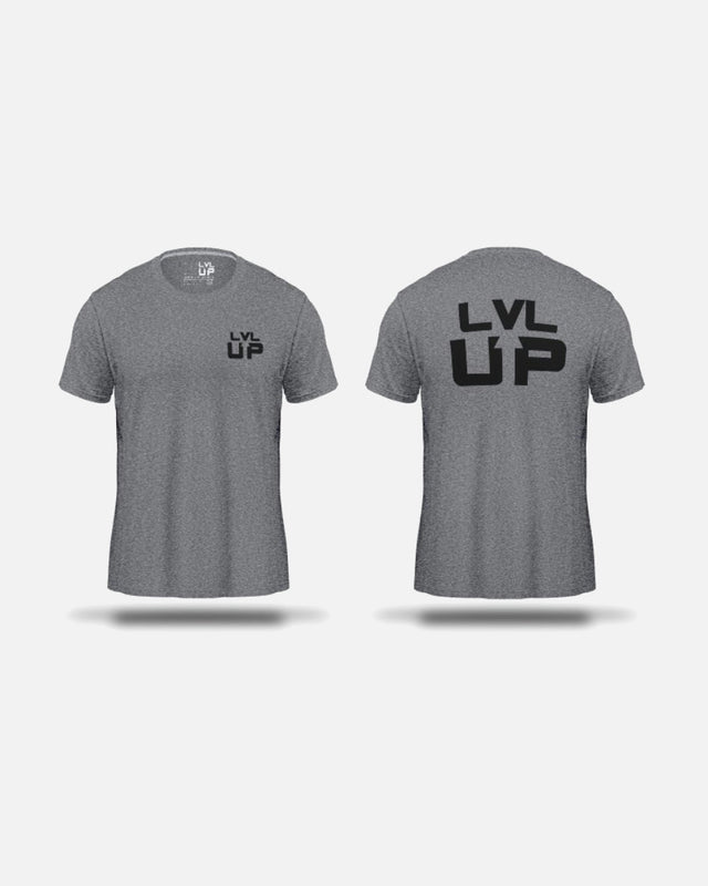 LVL UP T-Shirt TS - Grå