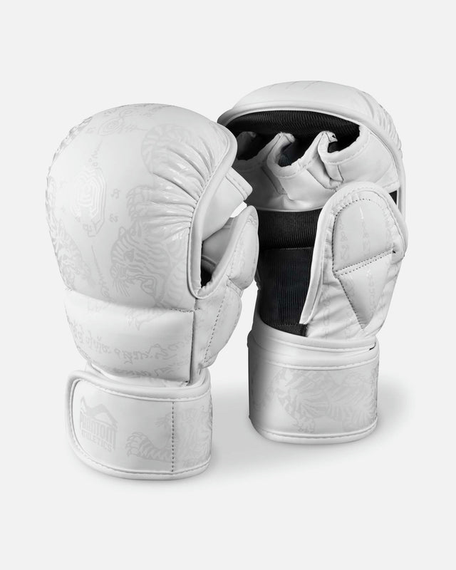 Luvas de sparring MMA Phantom Athletics Muay Thai – Branco Frost