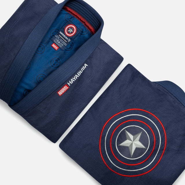 Kimono BJJ Marvel Captain America – Niebieskie