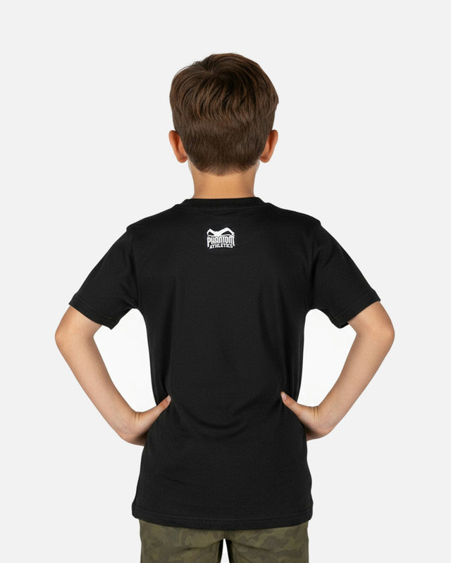 T-shirt Phantom Athletics Team Bambini – Nero