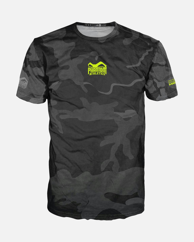 Phantom Athletics Trainingsshirt EVO Neon – Sort Camo/Neon