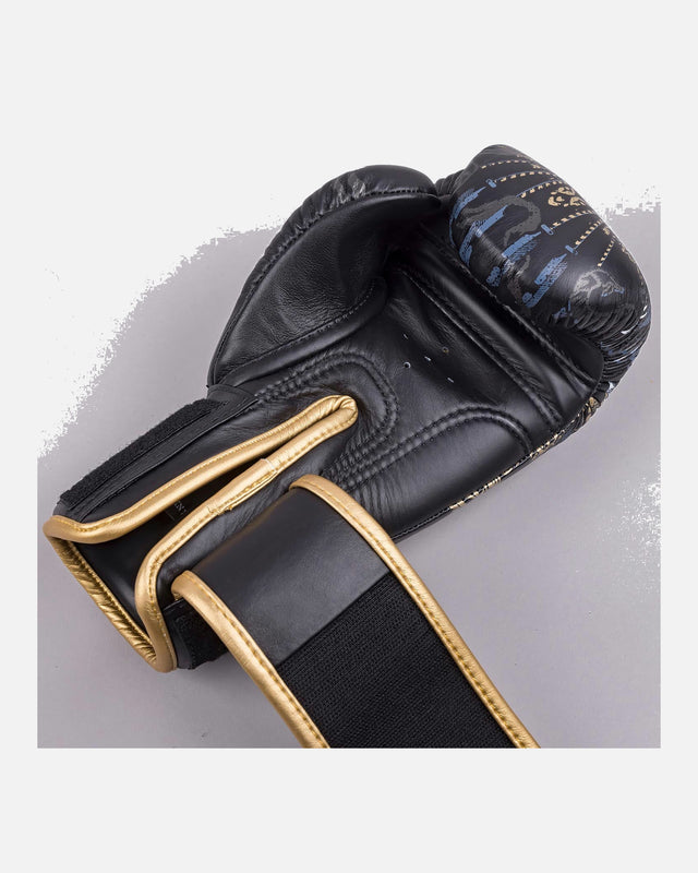 Guantes de boxeo 8 WEAPONS Three Elephants 2.0 – Negro/Oro