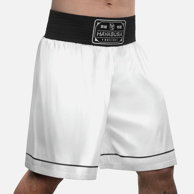 Hayabusa Boksshorts Pro – Weiß