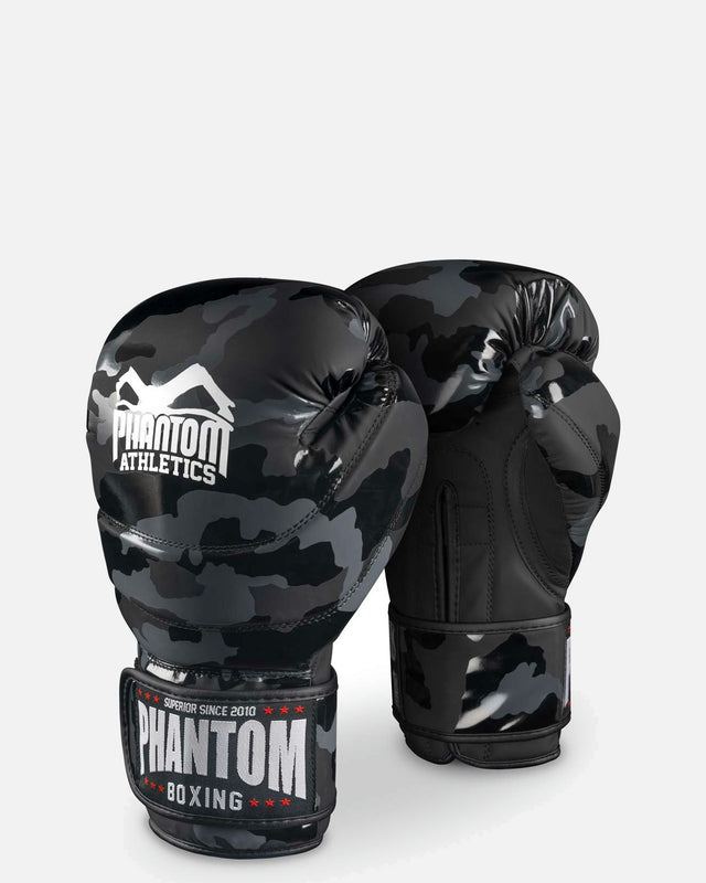 Luvas de boxe Phantom Athletics Camo – Preto