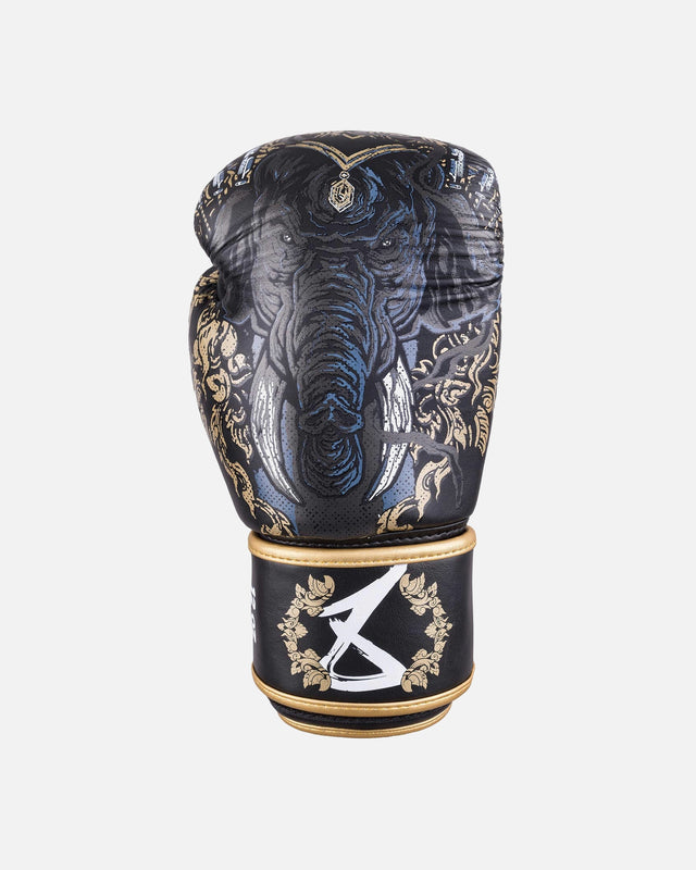 Guantes de boxeo 8 WEAPONS Three Elephants 2.0 – Negro/Oro