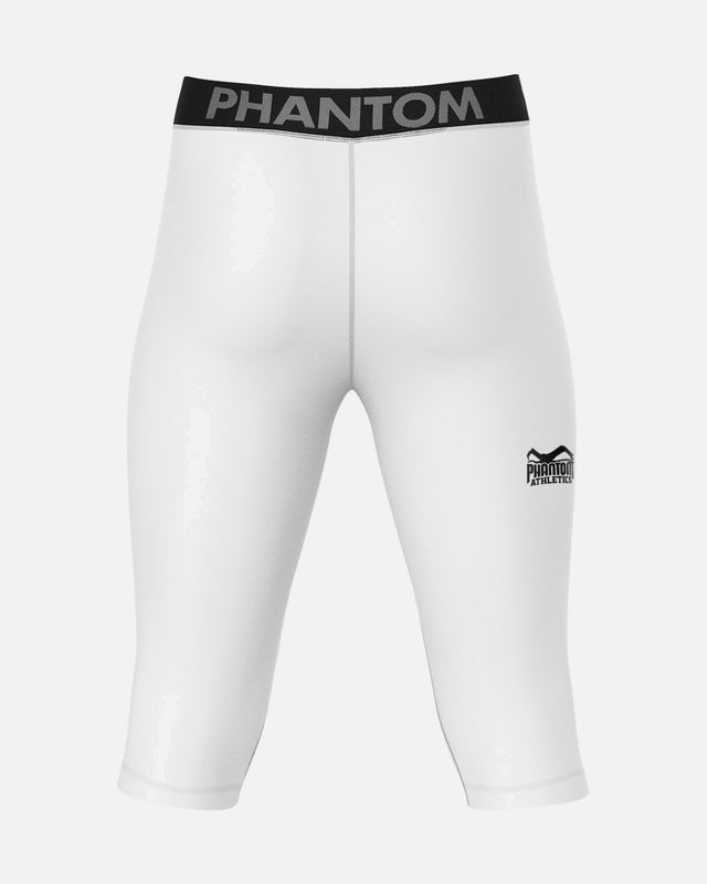 Pantaloncini a compressione Phantom Athletics APEX 3/4 - Bianco