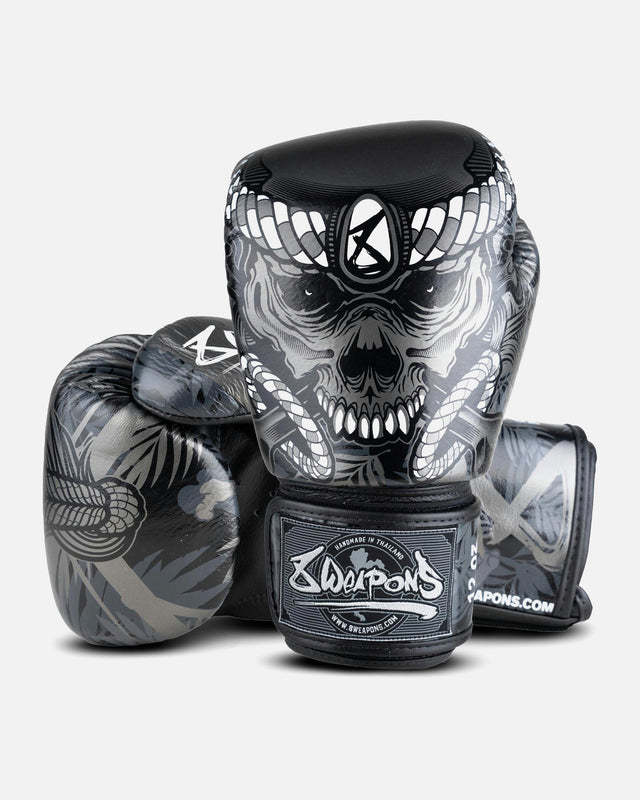 Luvas de boxe 8 WEAPONS Bone Island – Preto