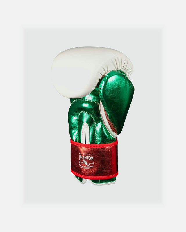 Boxerské rukavice Phantom Athletics Mexico – Bílé/Zelené/Červené