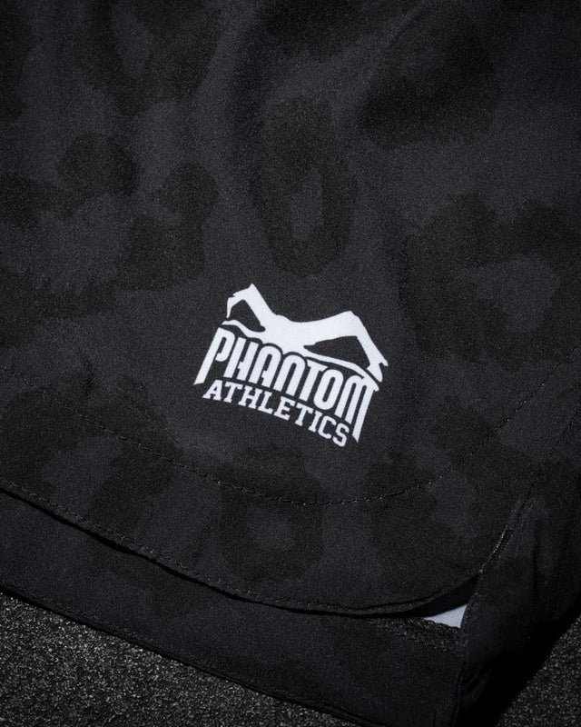 Pantaloni scurți MMA Phantom Athletics Fusion – Panther Negru
