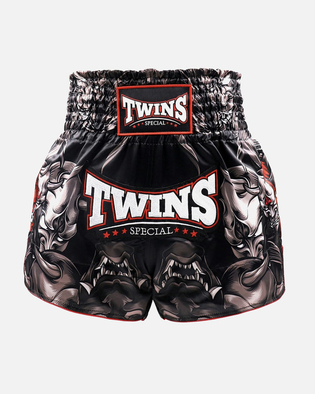 Twins Muay-Thai-Shorts TTBL Kabuki – Schwarz