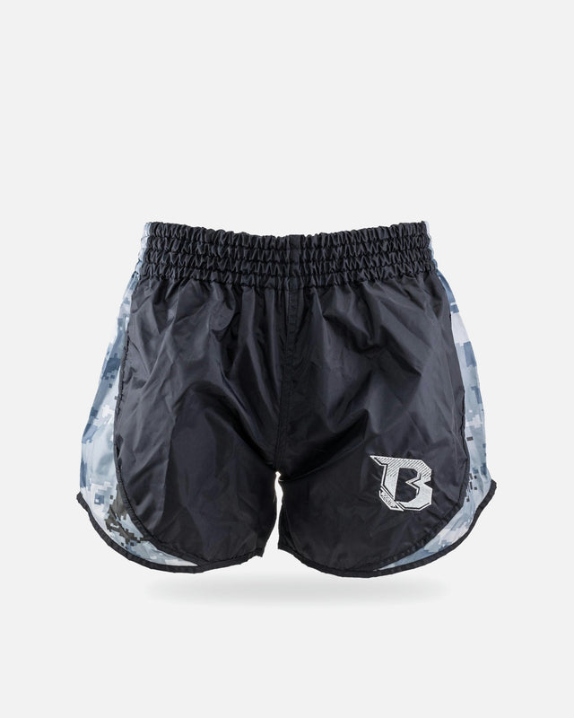 Pantaloncini Muay Thai Booster Retro Hybrid – Grigio