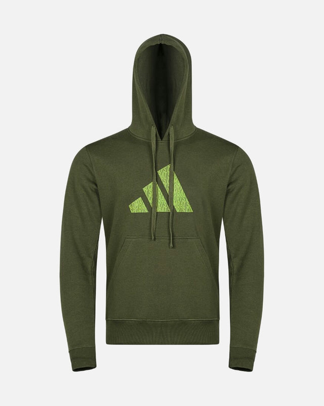 Adidas Hoodie Perfo Script Graphic - Grøn