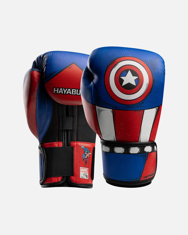 Hayabusa Boxhandschuhe Captain America – Rot/Weiß/Blau