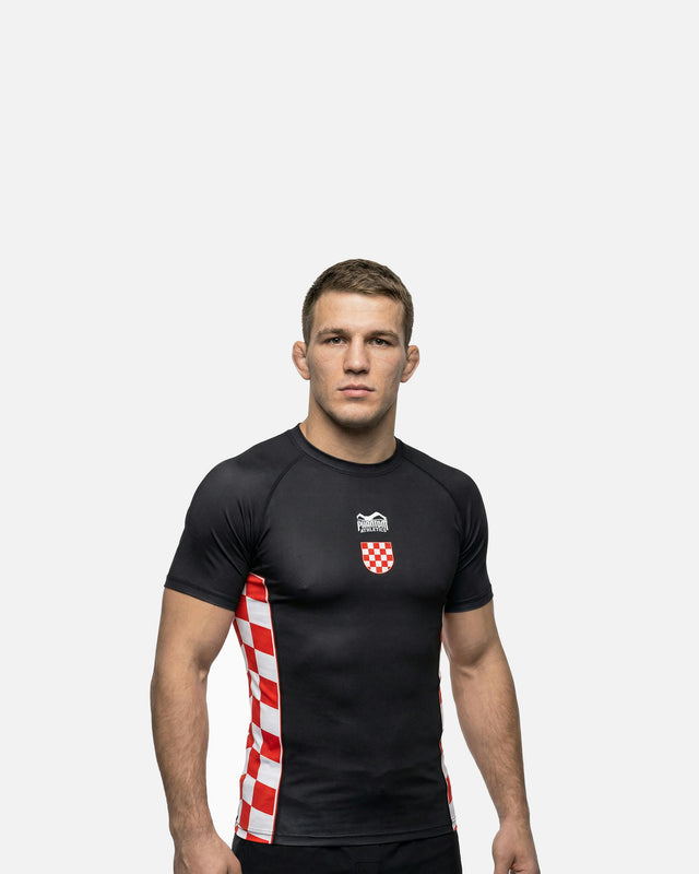 Phantom Athletics Rashguard Team Croatia – Schwarz