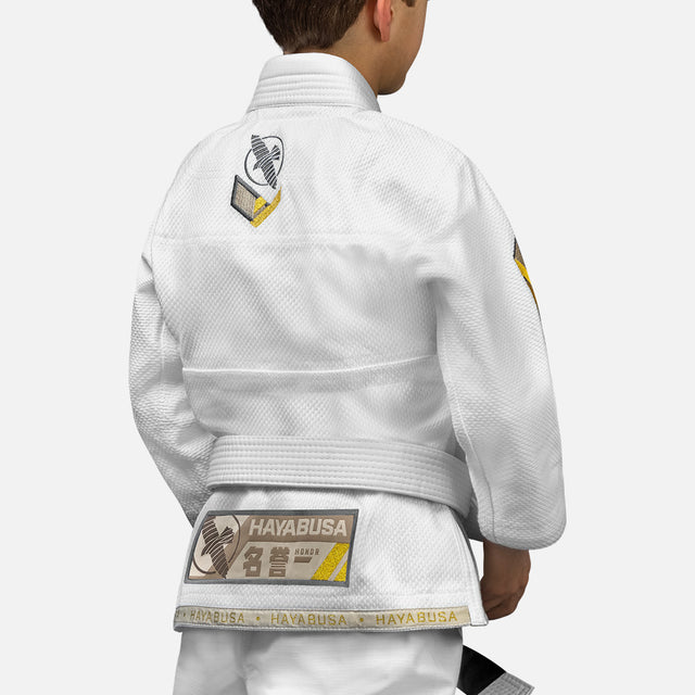 Hayabusa BJJ-gi Ascend til børn - Hvid