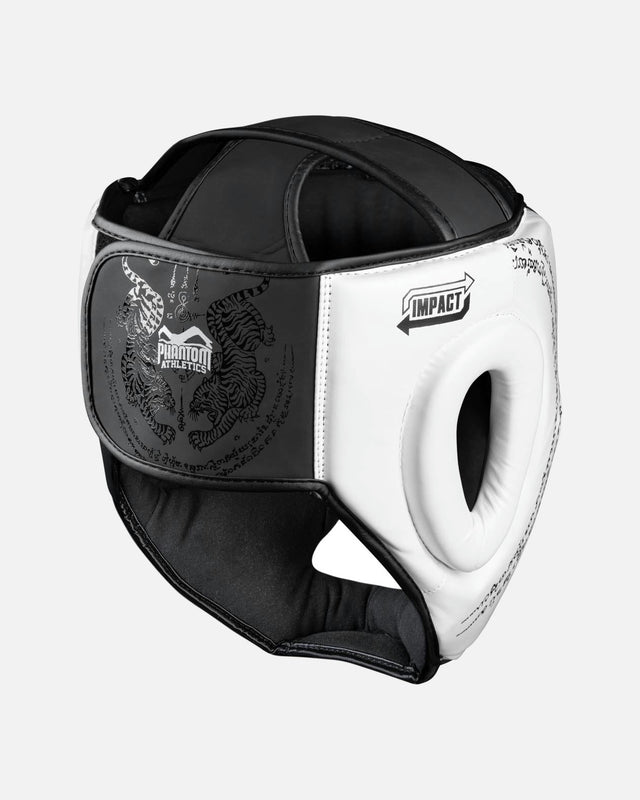 Casco Muay Thai Phantom Athletics – Bianco