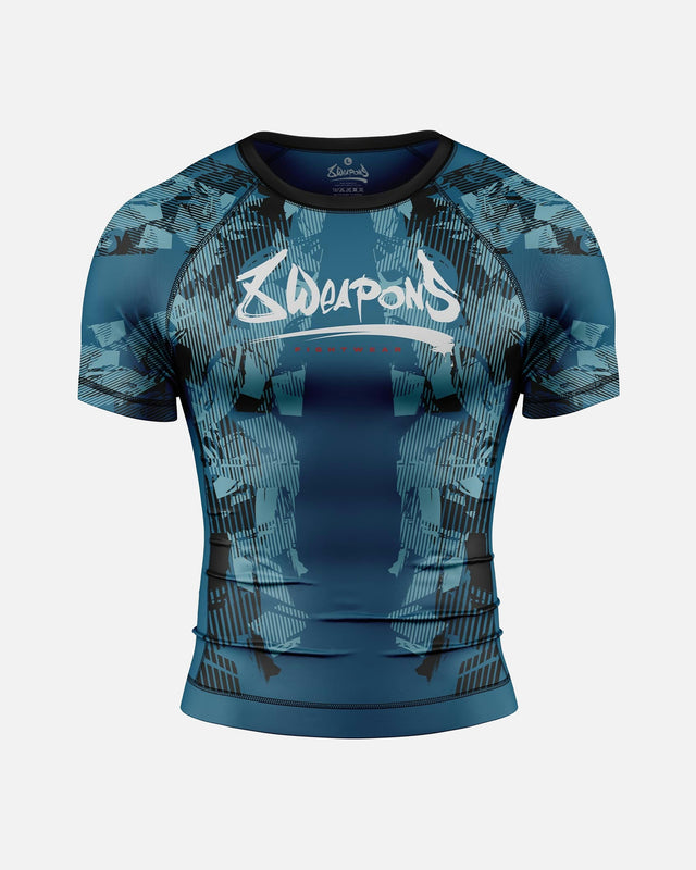8 WEAPONS Rashguard Hit 2.0 – Dark Blue/Black