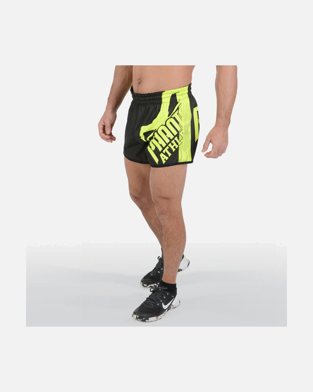 Spodenki Muay Thai Phantom Athletics Revolution – Czarne/Neon