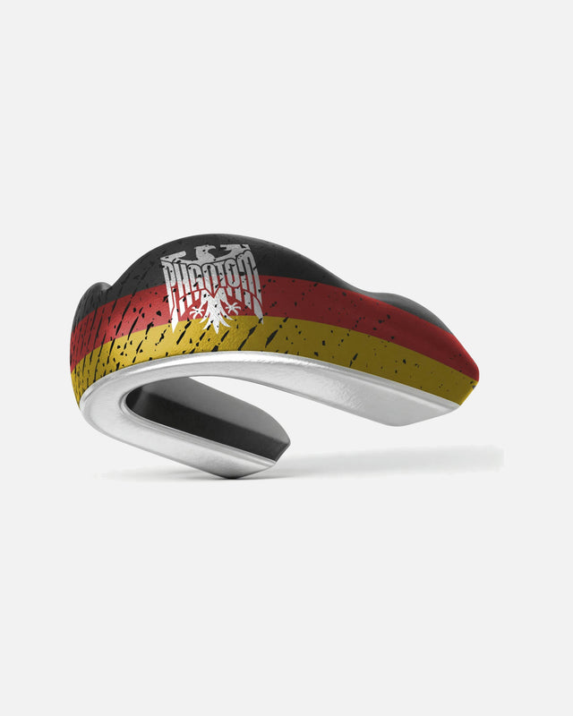 Ochraniacze na zęby Phantom Athletics Bitje Elite German Flag – Czarne/Czerwone/Złote