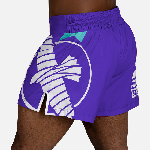 Hayabusa Muay Thai Shorts Icon - Paars/Wit