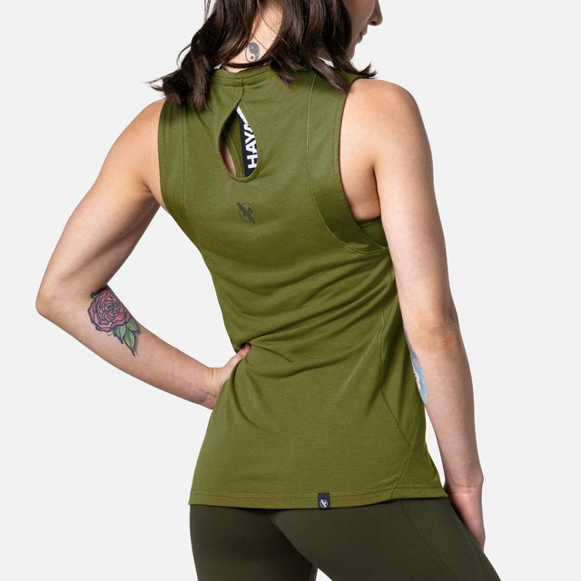 Hayabusa Tank Top Dam - Olivgrön