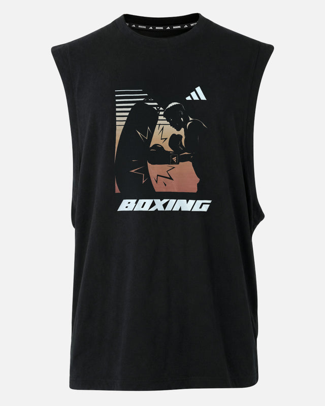 Adidas T-shirt Boxing Graphic Line SL - Svart