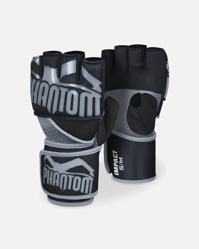 Bandes de boxe Phantom Athletics Impact Neopreen Gel – Noir/Gris