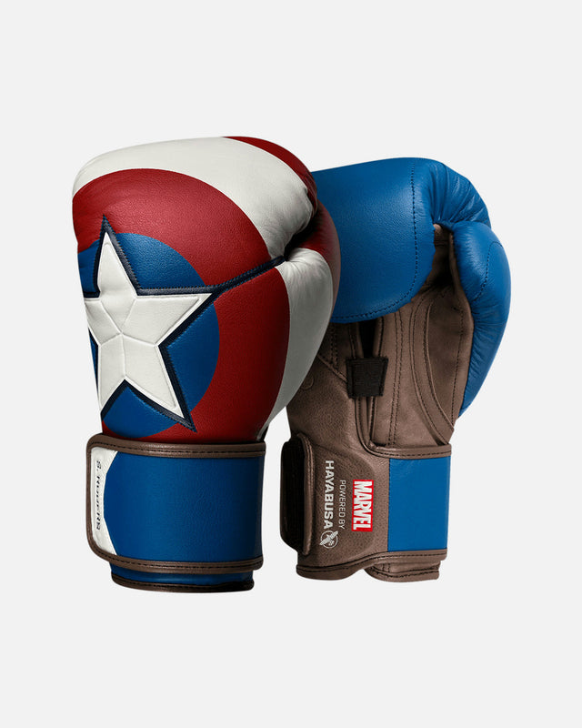 Hayabusa x Marvel Boxningshandskar Captain America – Röd/Vit/Blå
