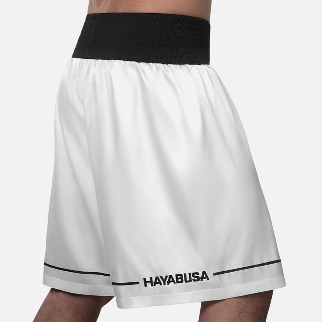 Hayabusa Boksshorts Pro – Weiß